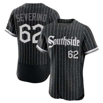 Anderson Severino Men's Authentic Chicago White Sox Black 2021 City Connect Jersey