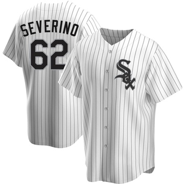 Anderson Severino Men's Replica Chicago White Sox White Home Jersey