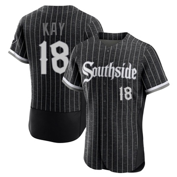 Anthony Kay Men's Authentic Chicago White Sox Black 2021 City Connect Jersey