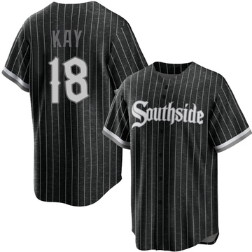Anthony Kay Men's Replica Chicago White Sox Black 2021 City Connect Jersey