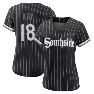 Anthony Kay Women's Authentic Chicago White Sox Black 2021 City Connect Jersey