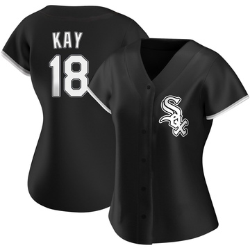 Anthony Kay Women's Authentic Chicago White Sox Black Alternate Jersey
