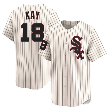 Anthony Kay Youth Limited Chicago White Sox Cream Throwback Cooperstown Jersey