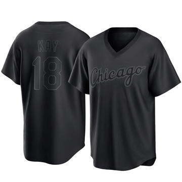 Anthony Kay Youth Replica Chicago White Sox Black Pitch Fashion Jersey