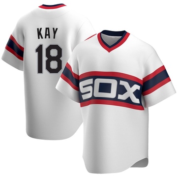 Anthony Kay Youth Replica Chicago White Sox White Cooperstown Collection Jersey