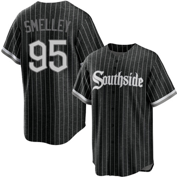 Colby Smelley Youth Replica Chicago White Sox Black 2021 City Connect Jersey