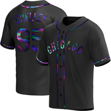 Colby Smelley Youth Replica Chicago White Sox Black Holographic Alternate Jersey