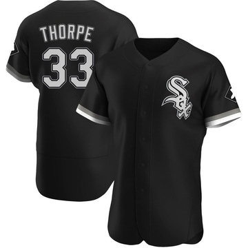 Drew Thorpe Men's Authentic Chicago White Sox Black Alternate Jersey