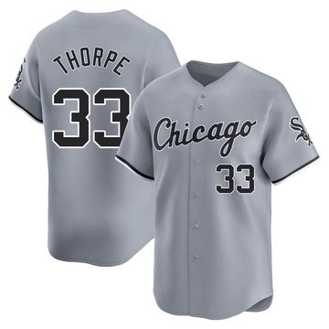 Drew Thorpe Men's Limited Chicago White Sox Gray Road Jersey