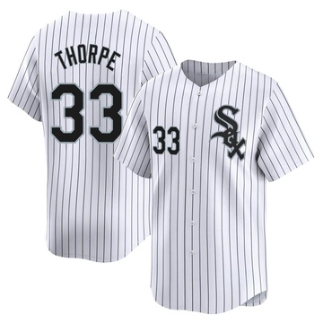 Drew Thorpe Men's Limited Chicago White Sox White Home Jersey
