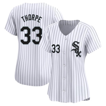 Drew Thorpe Women's Limited Chicago White Sox White Home Jersey