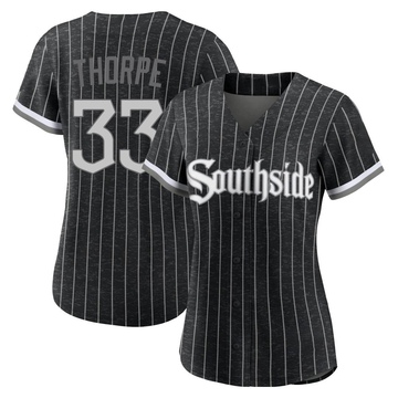 Drew Thorpe Women's Replica Chicago White Sox Black 2021 City Connect Jersey