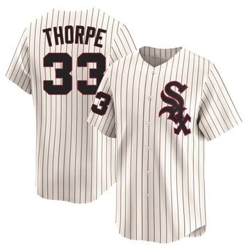 Drew Thorpe Youth Limited Chicago White Sox Cream Throwback Cooperstown Jersey
