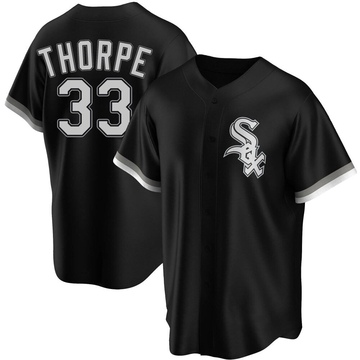 Drew Thorpe Youth Replica Chicago White Sox Black Alternate Jersey
