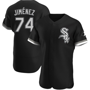 Eloy Jimenez Men's Authentic Chicago White Sox Black Alternate Jersey