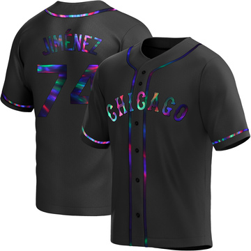 Eloy Jimenez Youth Replica Chicago White Sox Black Holographic Alternate Jersey