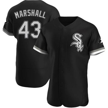 Evan Marshall Men's Authentic Chicago White Sox Black Alternate Jersey