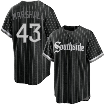 Evan Marshall Youth Replica Chicago White Sox Black 2021 City Connect Jersey
