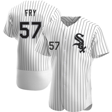Jace Fry Men's Authentic Chicago White Sox White Home Jersey