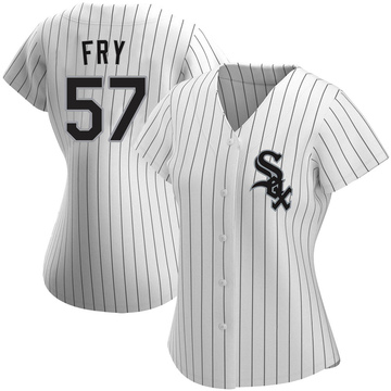 Jace Fry Women's Authentic Chicago White Sox White Home Jersey