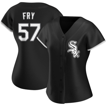 Jace Fry Women's Replica Chicago White Sox White Home Jersey