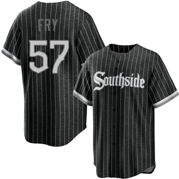 Jace Fry Youth Replica Chicago White Sox Black 2021 City Connect Jersey