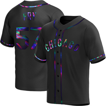 Jace Fry Youth Replica Chicago White Sox Black Holographic Alternate Jersey