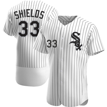 James Shields Men's Authentic Chicago White Sox White Home Jersey