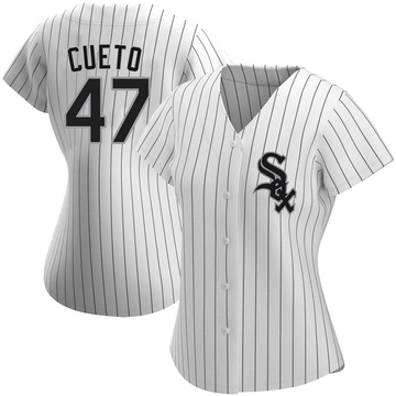 Johnny Cueto Women's Authentic Chicago White Sox White Home Jersey