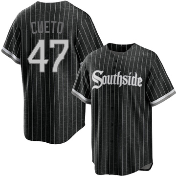 Johnny Cueto Youth Replica Chicago White Sox Black 2021 City Connect Jersey