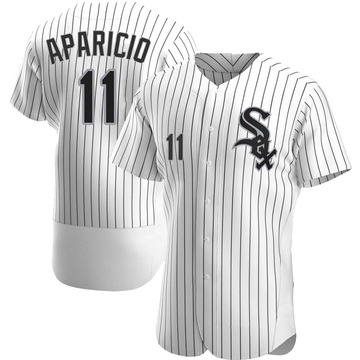 Luis Aparicio Men's Authentic Chicago White Sox White Home Jersey