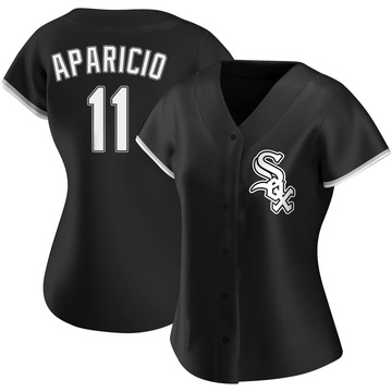 Luis Aparicio Women's Authentic Chicago White Sox White Home Jersey