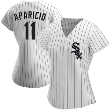 Luis Aparicio Women's Replica Chicago White Sox White Home Jersey
