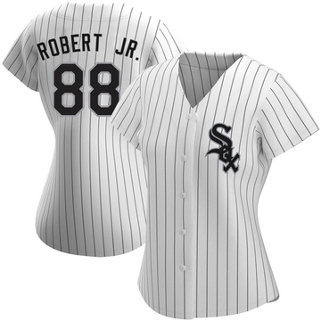 Luis Robert Women's Authentic Chicago White Sox White Home Jersey