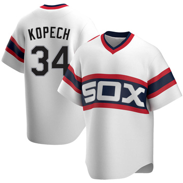 Michael Kopech Youth Replica Chicago White Sox White Cooperstown Collection Jersey