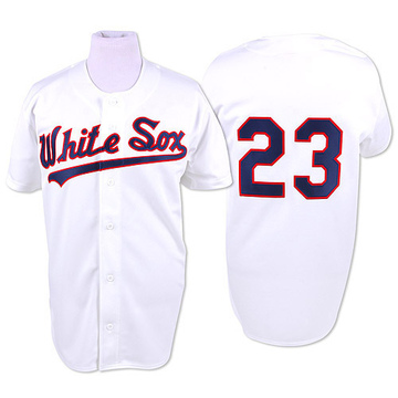 Robin Ventura Men's Authentic Chicago White Sox White Throwback Jersey