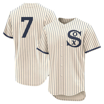 Tim Anderson Men's Authentic Chicago White Sox Cream 2021 Field of Dreams Jersey