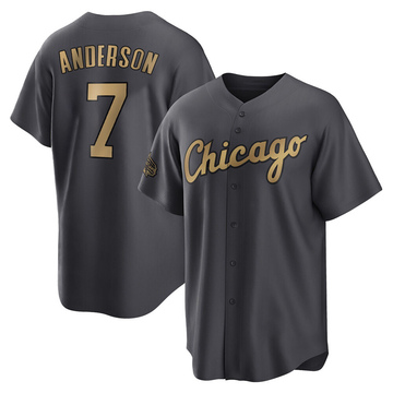 Tim Anderson Youth Replica Chicago White Sox Charcoal 2022 All-Star Game Jersey