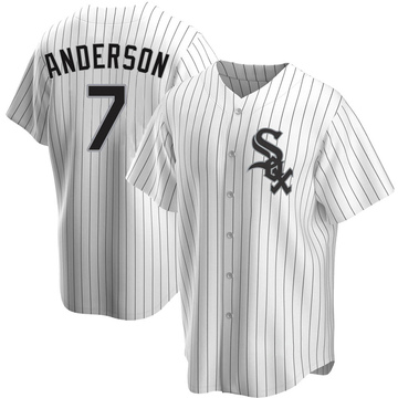 Tim Anderson Youth Replica Chicago White Sox White Home Jersey