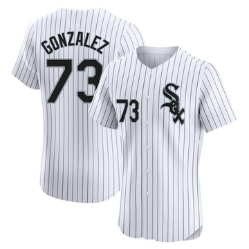 Wikelman Gonzalez Men's Elite Chicago White Sox White Home Jersey