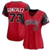Wikelman Gonzalez Women's Limited Chicago White Sox Red/Black 2025 City Connect Jersey