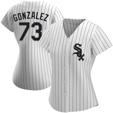 Wikelman Gonzalez Women's Replica Chicago White Sox White Home Jersey