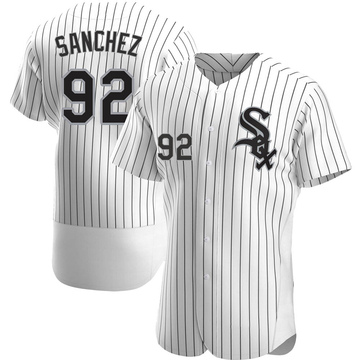 Wilber Sanchez Men's Authentic Chicago White Sox White Home Jersey