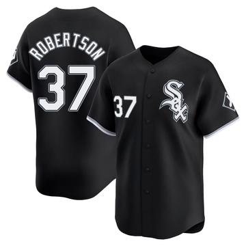 Will Robertson Men's Limited Chicago White Sox Black Alternate Jersey