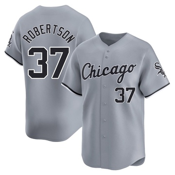 Will Robertson Men's Limited Chicago White Sox Gray Road Jersey