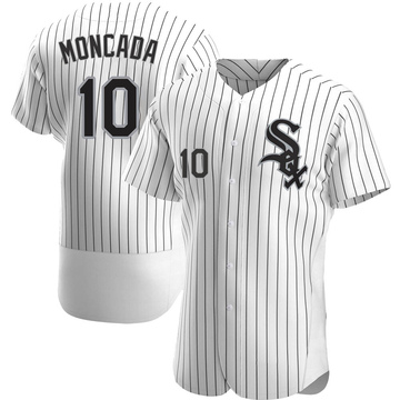 Yoan Moncada Men's Authentic Chicago White Sox White Home Jersey